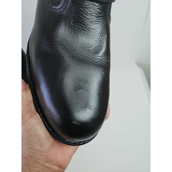 Vintage Brahma Steel Toe‎ Motorcycle Boots 13 USA Made Engineer Buckle main image 8